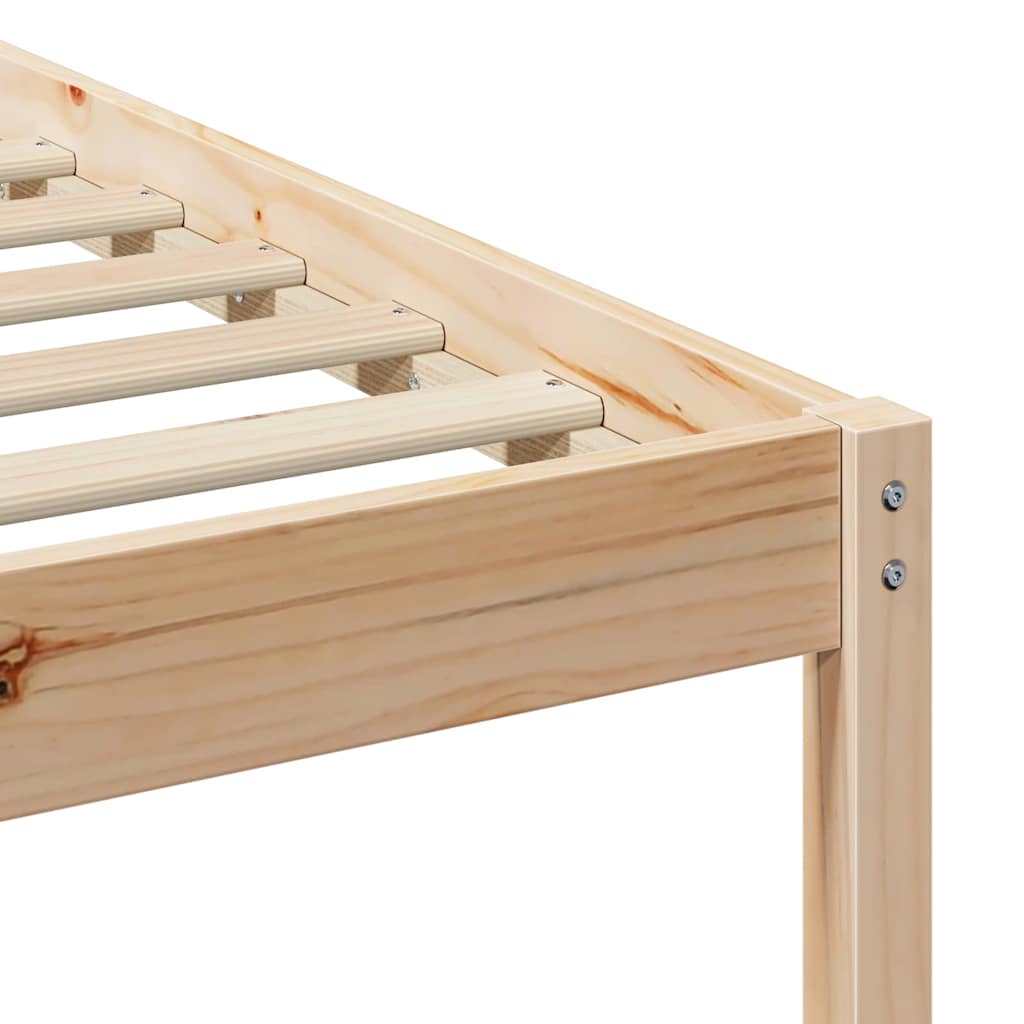 Bedframe met Zijtafels Naturel 180 x 220 cm Massief grenenhout is nu te koop bij PeponiXL, paradijselijk wonen!