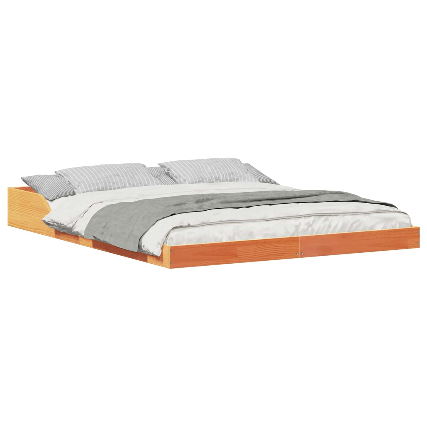 Bedframe Wasbruin 160 x 200 cm Massief grenenhout is nu te koop bij PeponiXL, paradijselijk wonen!