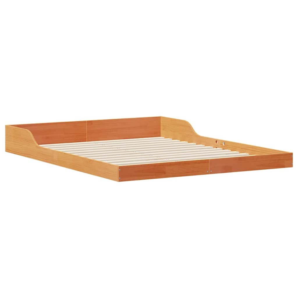Bedframe Wasbruin 160 x 200 cm Massief grenenhout is nu te koop bij PeponiXL, paradijselijk wonen!