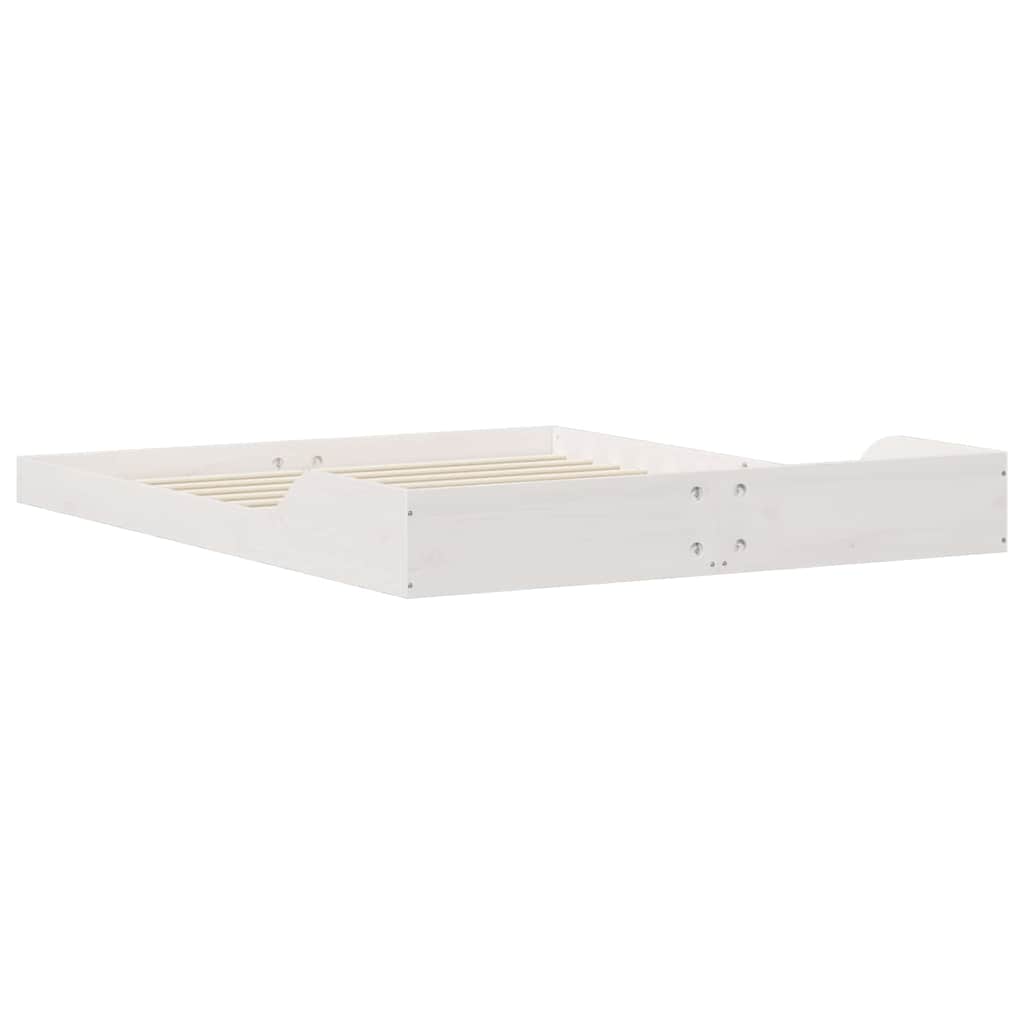 Bedframe Wit 150 x 200 cm Massief grenenhout is nu te koop bij PeponiXL, paradijselijk wonen!
