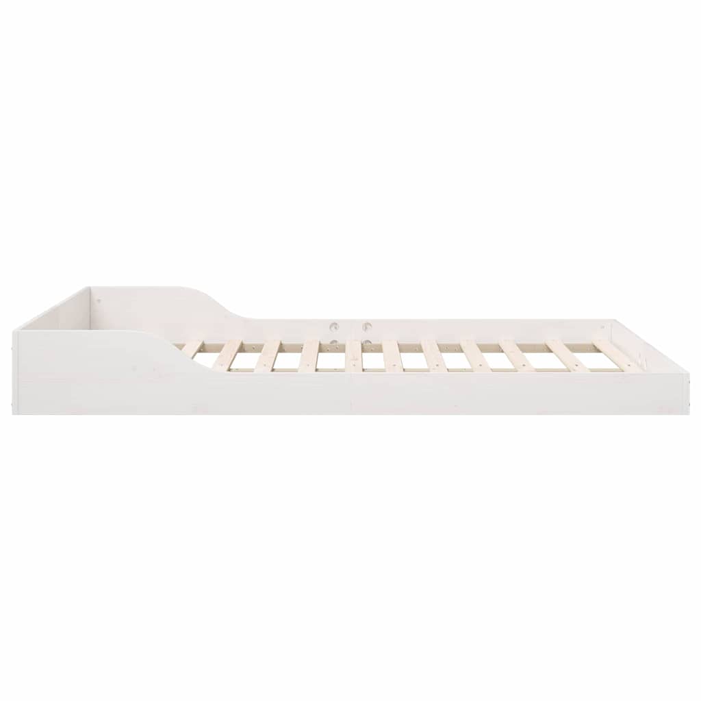 Bedframe Wit 140 x 190 cm Massief grenenhout is nu te koop bij PeponiXL, paradijselijk wonen!