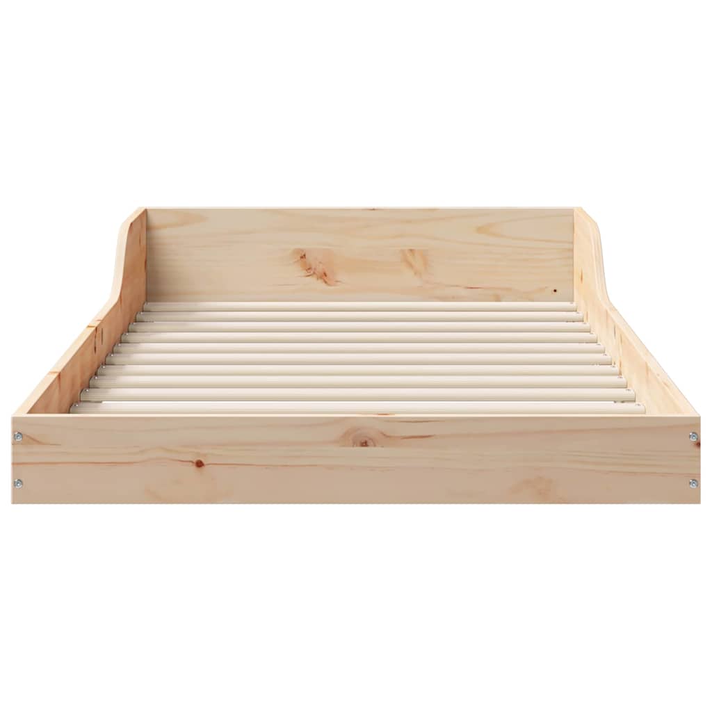 Bedframe Naturel 90 x 190 cm Massief grenenhout is nu te koop bij PeponiXL, paradijselijk wonen!