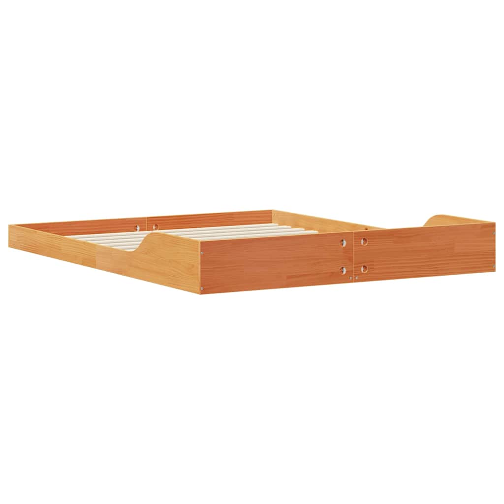 Bedframe Wasbruin 140 x 210 cm Massief grenenhout is nu te koop bij PeponiXL, paradijselijk wonen!