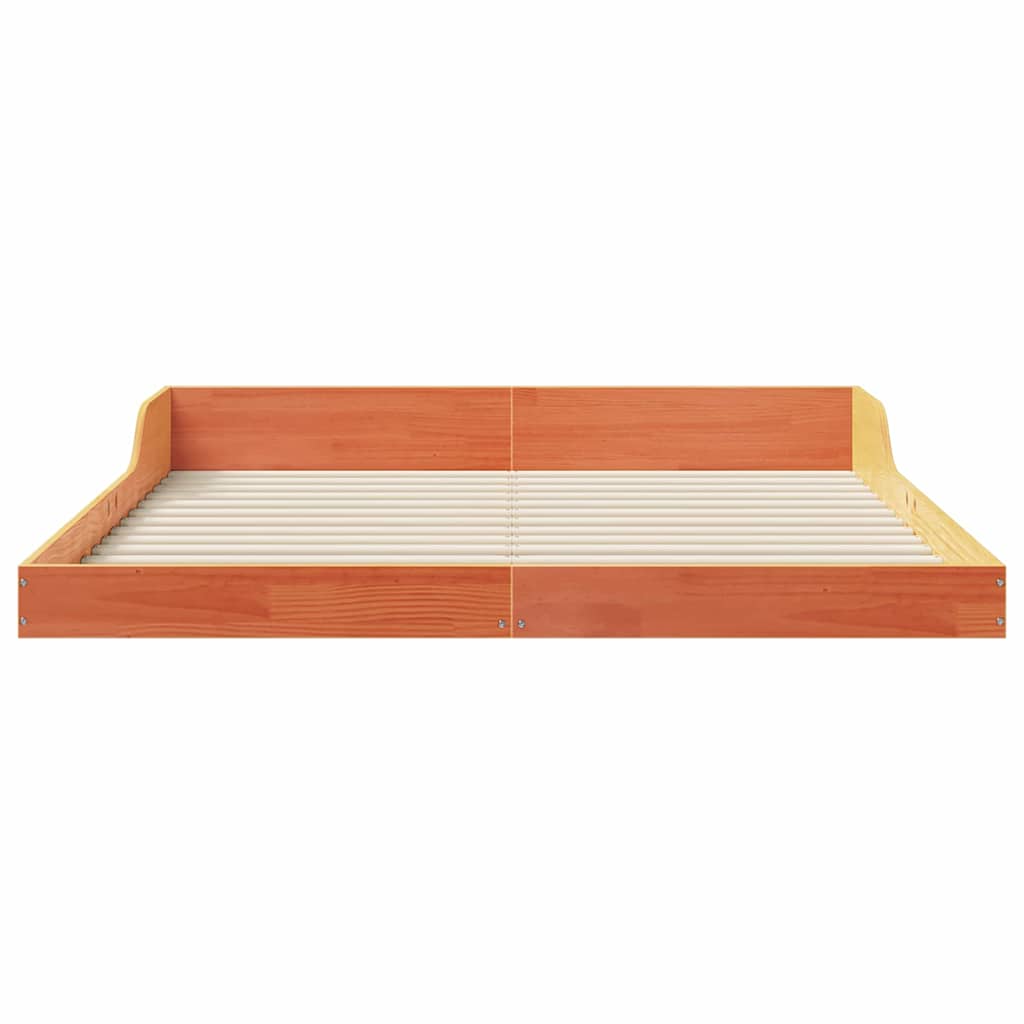 Bedframe Wasbruin 140 x 210 cm Massief grenenhout is nu te koop bij PeponiXL, paradijselijk wonen!