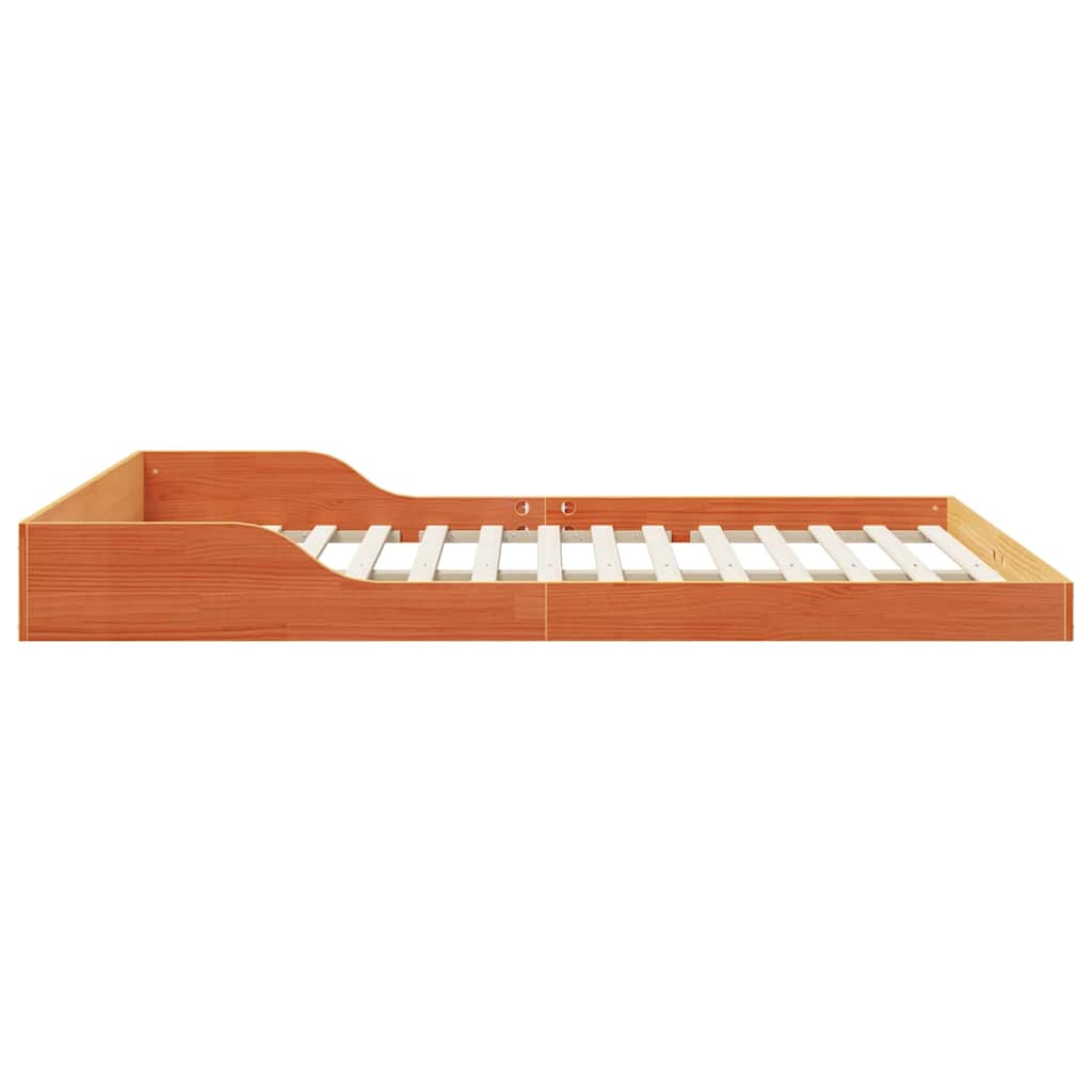Bedframe Wasbruin 140 x 210 cm Massief grenenhout is nu te koop bij PeponiXL, paradijselijk wonen!