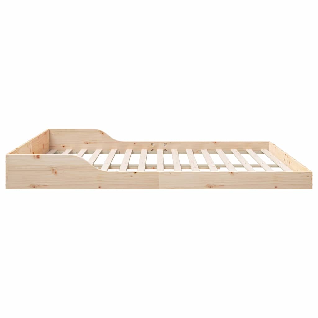 Bedframe Bruin 180 x 210 cm Massief grenenhout is nu te koop bij PeponiXL, paradijselijk wonen!
