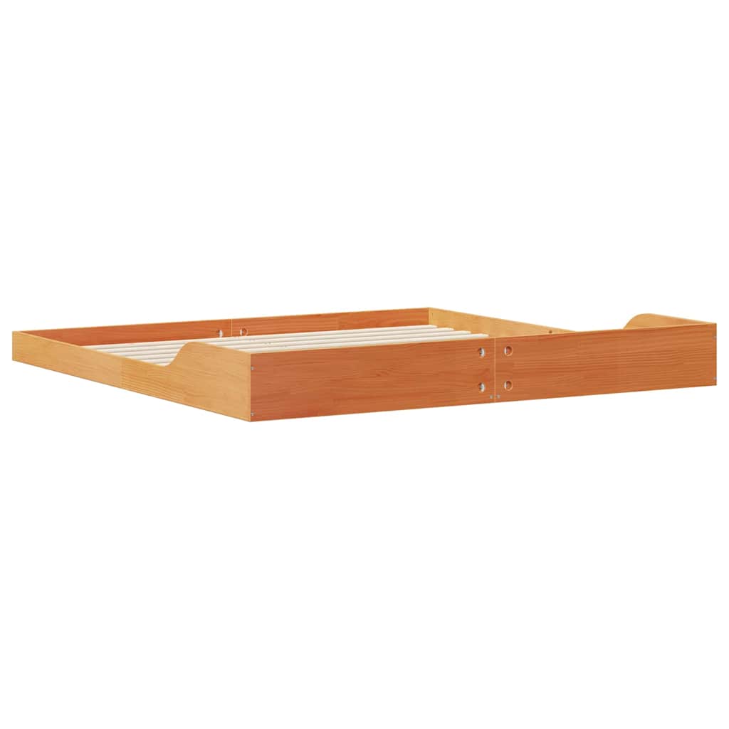 Bedframe Wasbruin 200 x 210 cm Massief grenenhout is nu te koop bij PeponiXL, paradijselijk wonen!