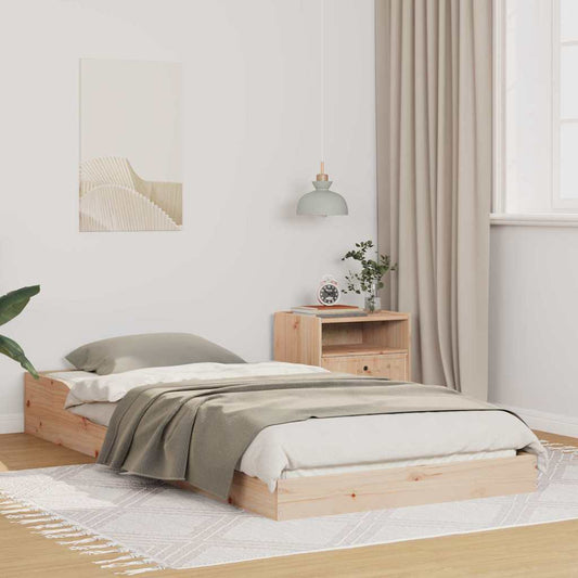 Bedframe Naturel 80 x 220 cm Massief grenenhout is nu te koop bij PeponiXL, paradijselijk wonen!