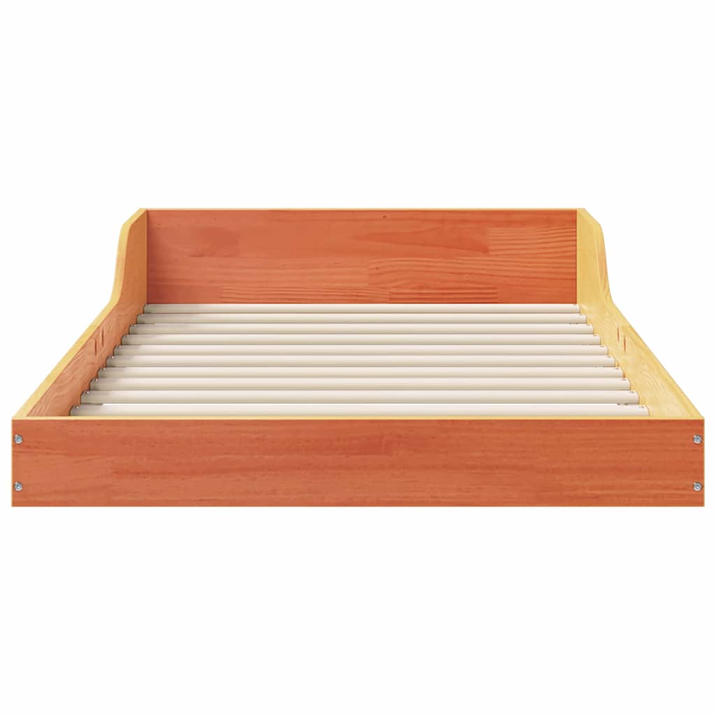 Bedframe Wasbruin 80 x 220 cm Massief grenenhout is nu te koop bij PeponiXL, paradijselijk wonen!