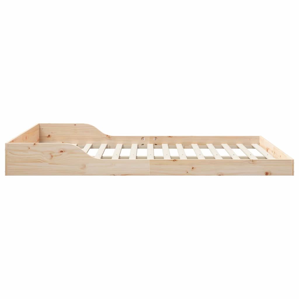 Bedframe Bruin 160 x 220 cm Massief grenenhout is nu te koop bij PeponiXL, paradijselijk wonen!