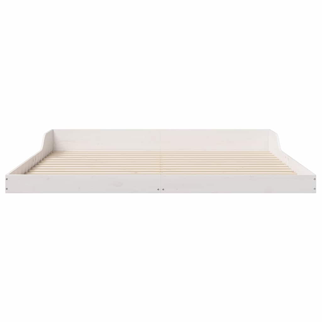 Bedframe Wit 180 x 220 cm Massief grenenhout is nu te koop bij PeponiXL, paradijselijk wonen!