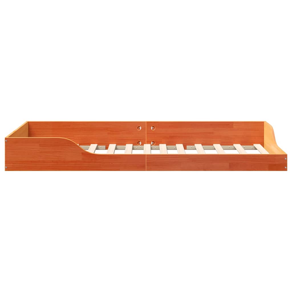 Bedframe Wasbruin 90 x 200 cm Massief grenenhout is nu te koop bij PeponiXL, paradijselijk wonen!