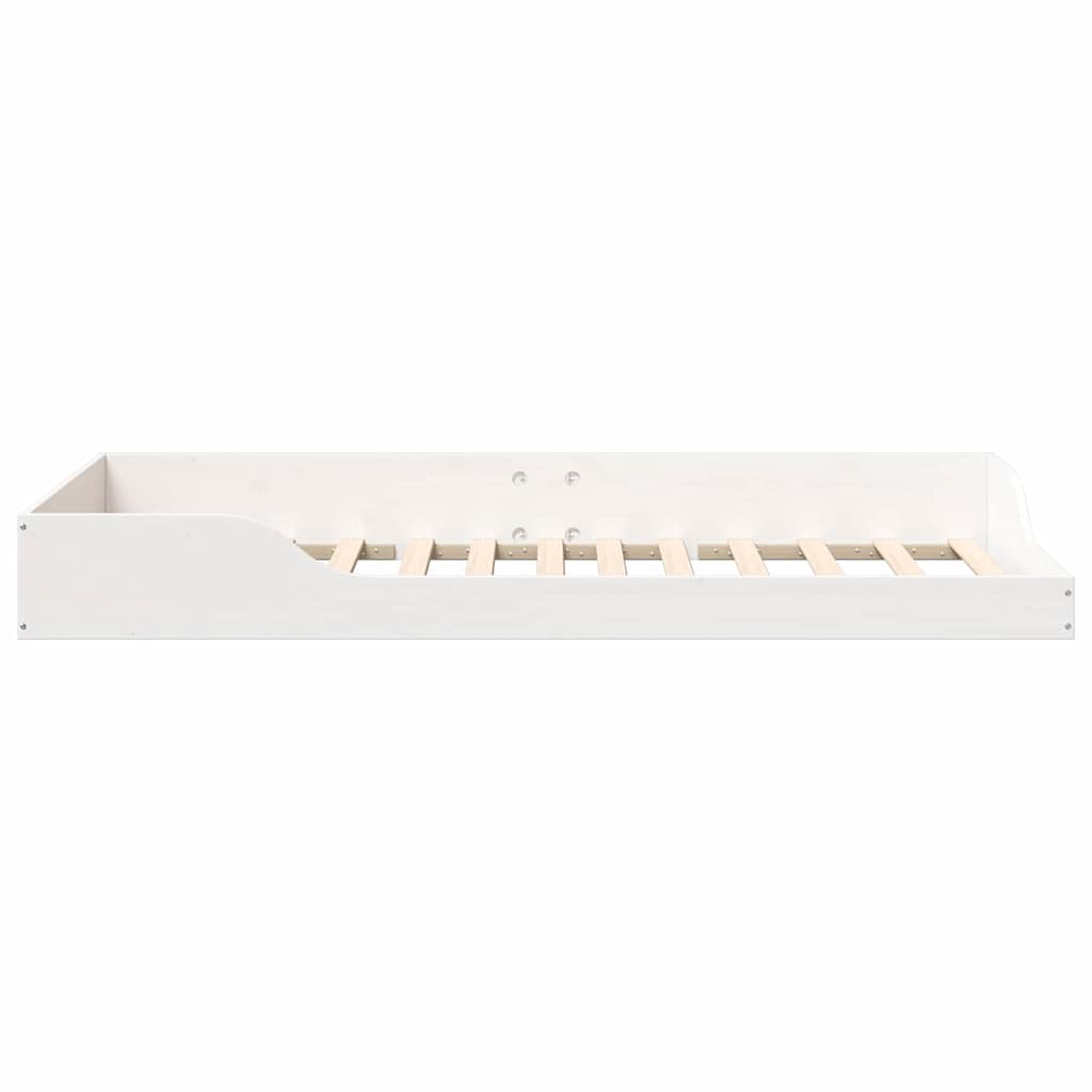 Bedframe Wit 80 x 200 cm Massief grenenhout is nu te koop bij PeponiXL, paradijselijk wonen!