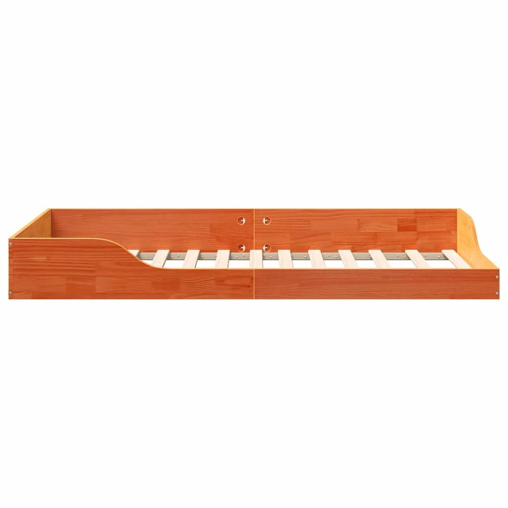 Bedframe Wasbruin 90 x 190 cm Massief grenenhout is nu te koop bij PeponiXL, paradijselijk wonen!