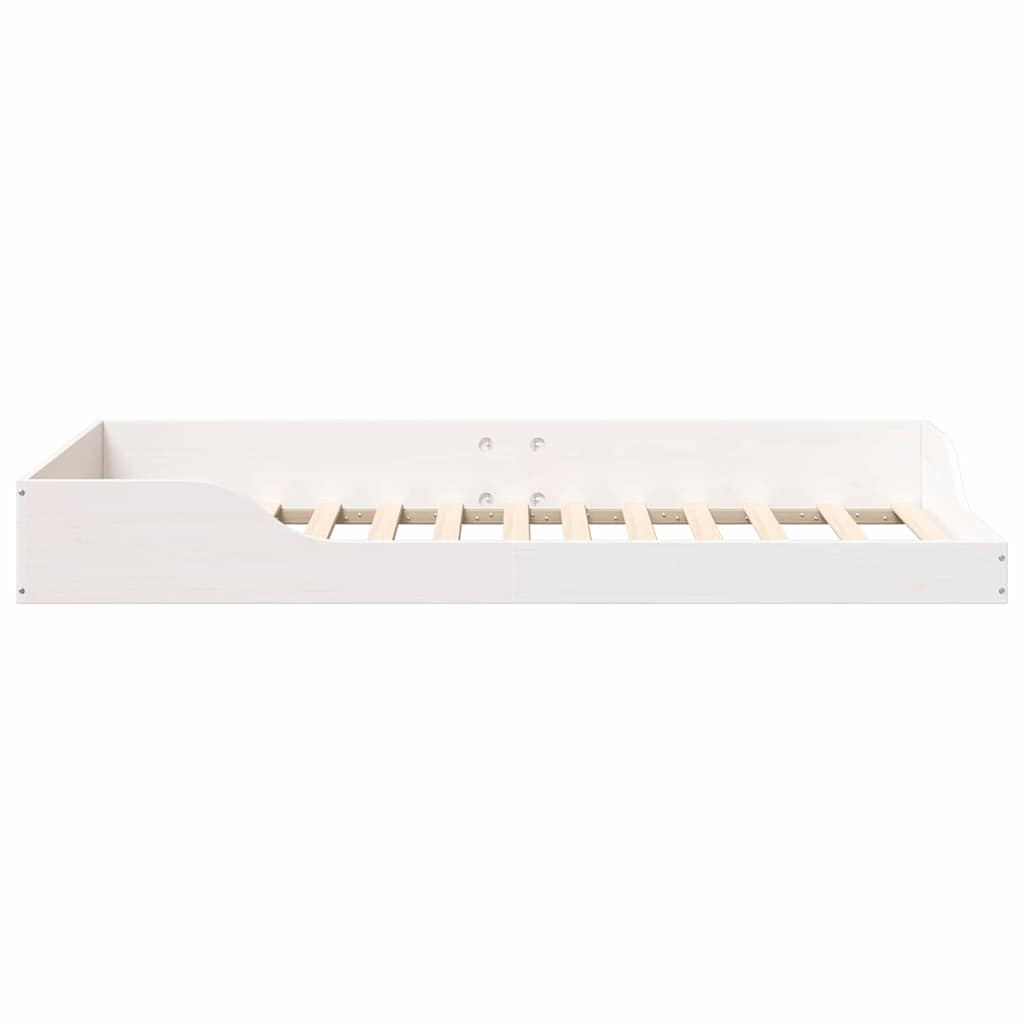 Bedframe Wit 75 x 190 cm Massief grenenhout is nu te koop bij PeponiXL, paradijselijk wonen!