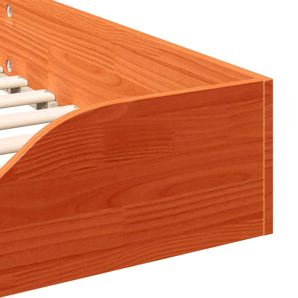 Bedframe Wasbruin 100 x 210 cm Massief grenenhout is nu te koop bij PeponiXL, paradijselijk wonen!