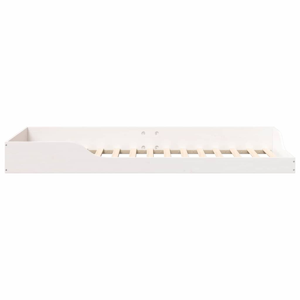 Bedframe Wit 80 x 220 cm Massief grenenhout is nu te koop bij PeponiXL, paradijselijk wonen!