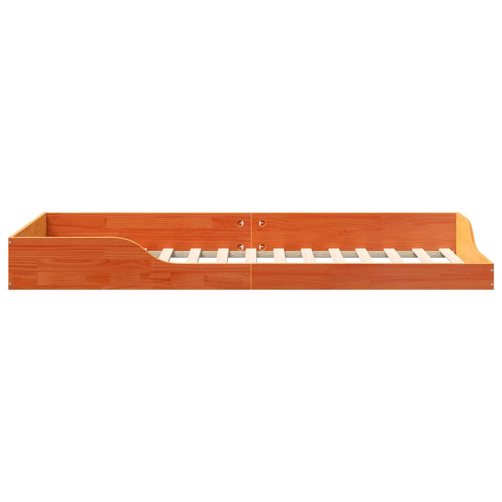 Bedframe Wasbruin 100 x 220 cm Massief grenenhout is nu te koop bij PeponiXL, paradijselijk wonen!