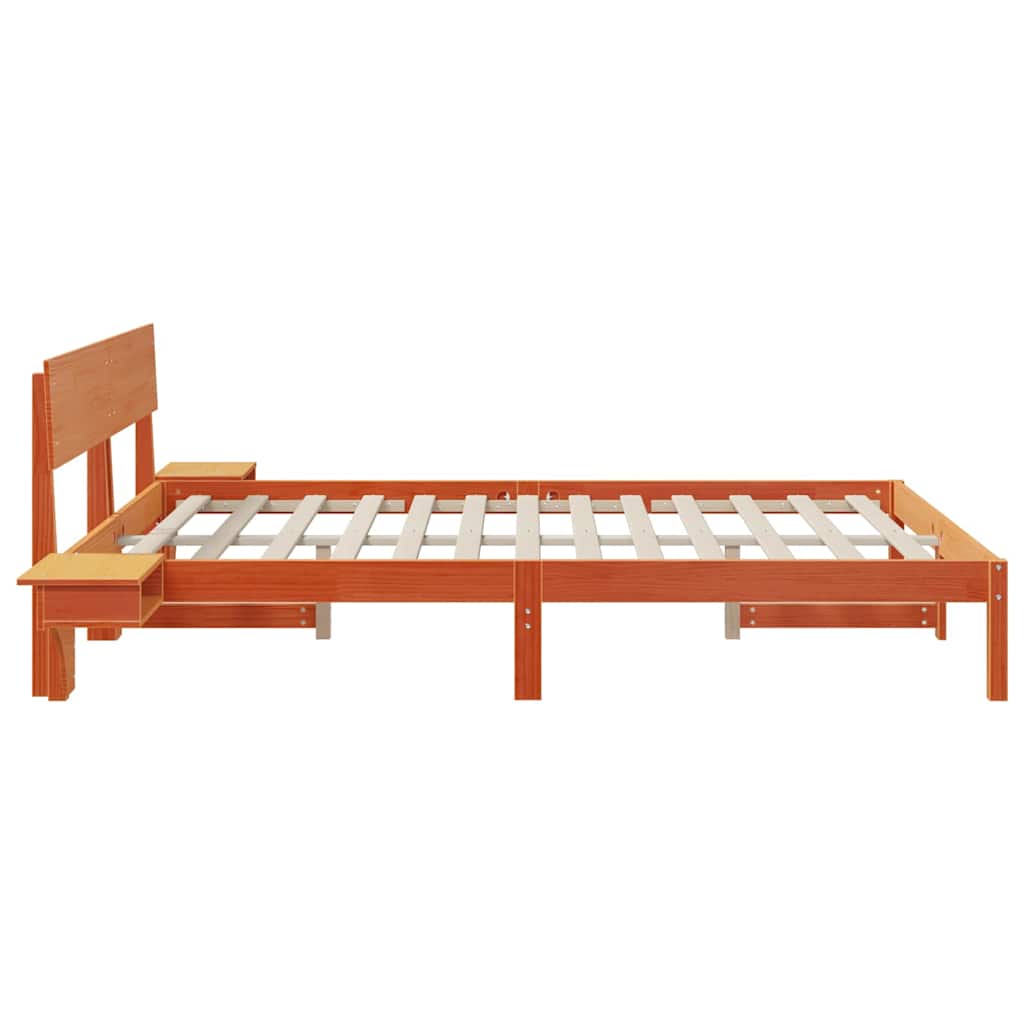 Bedframe Wasbruin 150 x 200 cm Massief grenenhout is nu te koop bij PeponiXL, paradijselijk wonen!