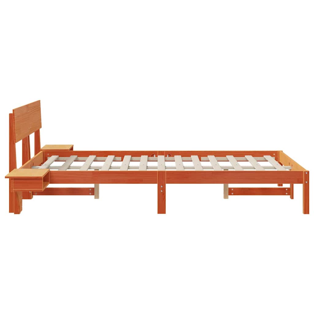 Bedframe Wasbruin 120 x 190 cm Massief grenenhout is nu te koop bij PeponiXL, paradijselijk wonen!