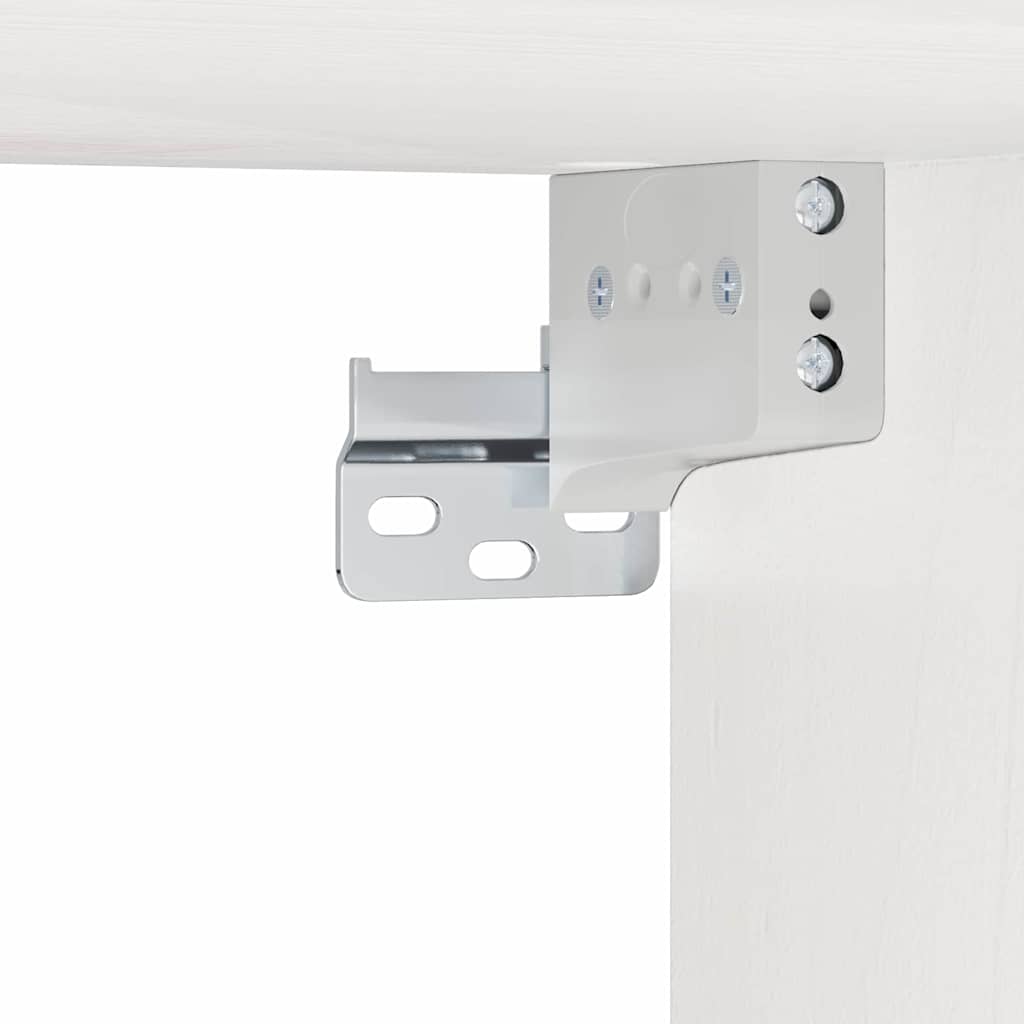 Nachtkastje met lade Wit 50 x 32,5 x 24 cm Massief grenenhout is nu te koop bij PeponiXL, paradijselijk wonen!