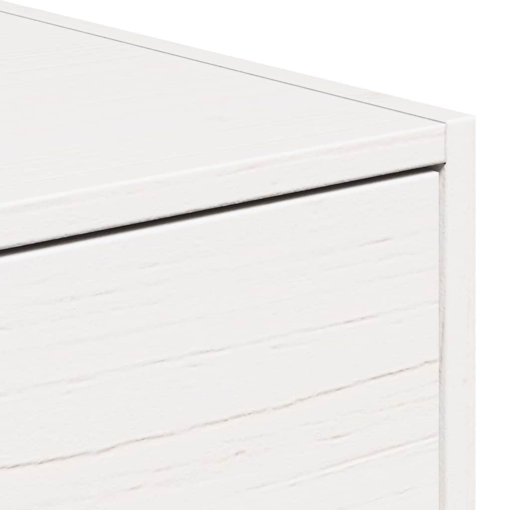 Nachtkastje 2 pcs Wit 50 x 32,5 x 24 cm Massief grenenhout is nu te koop bij PeponiXL, paradijselijk wonen!