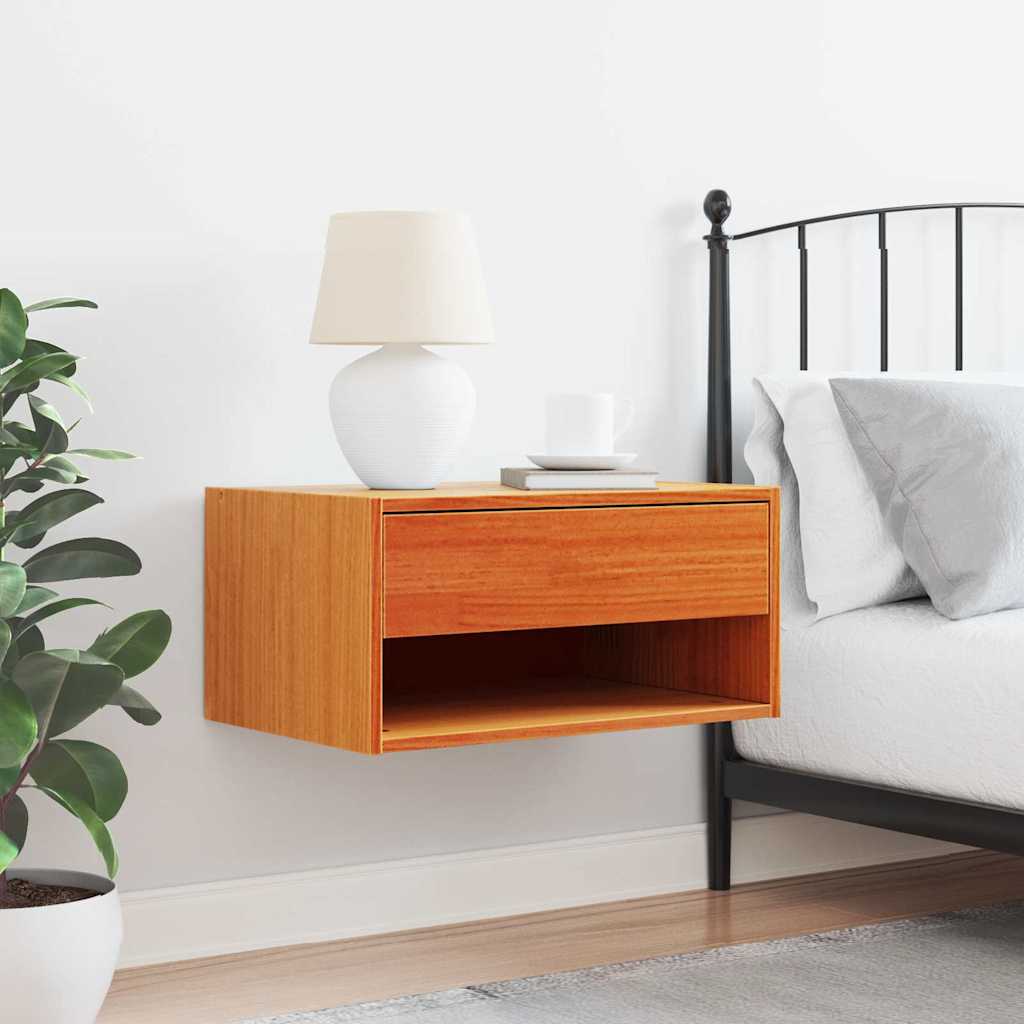 Nachtkastje Wasbruin 50 x 32,5 x 24 cm Massief grenenhout is nu te koop bij PeponiXL, paradijselijk wonen!