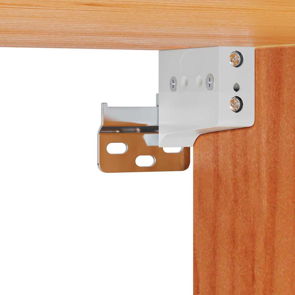 Nachtkastje 2 pcs Wasbruin 50 x 32,5 x 24 cm Massief grenenhout is nu te koop bij PeponiXL, paradijselijk wonen!