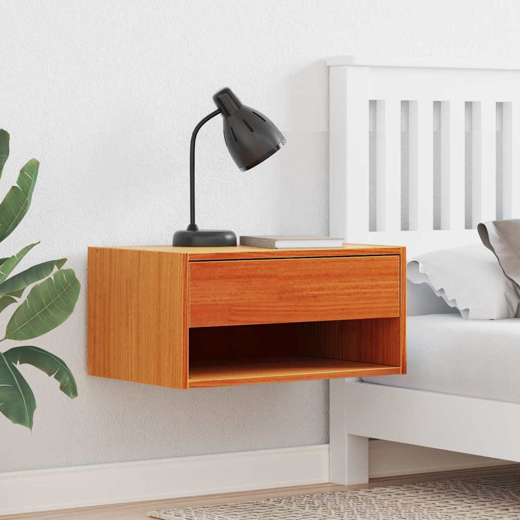 Nachtkastje 2 pcs Wasbruin 50 x 32,5 x 24 cm Massief grenenhout is nu te koop bij PeponiXL, paradijselijk wonen!