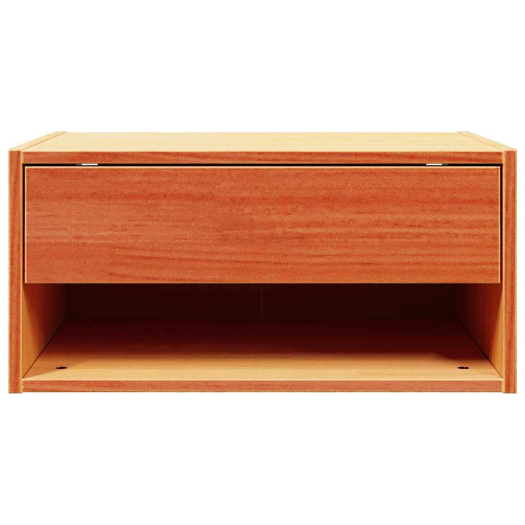 Nachtkastje 2 pcs Wasbruin 50 x 32,5 x 24 cm Massief grenenhout is nu te koop bij PeponiXL, paradijselijk wonen!