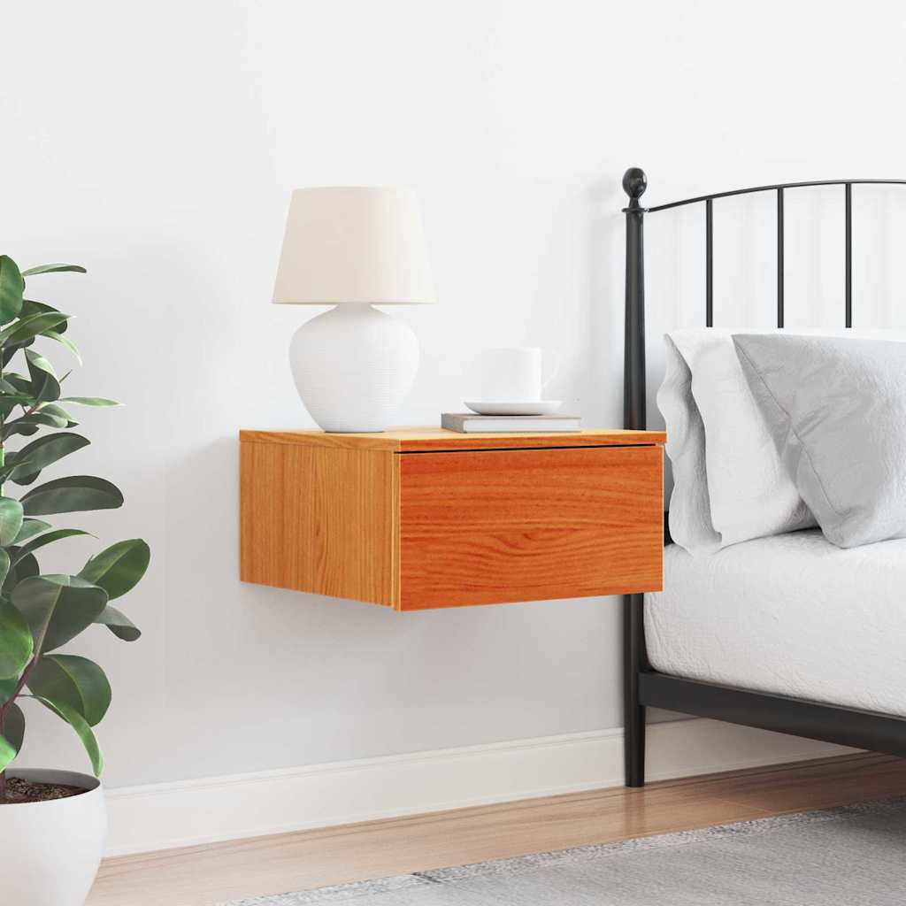 Nachtkastje Wasbruin 37 x 35 x 18,5 cm Massief grenenhout is nu te koop bij PeponiXL, paradijselijk wonen!