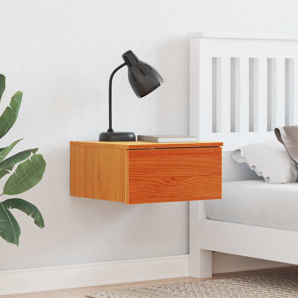 Nachtkastje 2 pcs Wasbruin 37 x 35 x 18,5 cm Massief grenenhout is nu te koop bij PeponiXL, paradijselijk wonen!