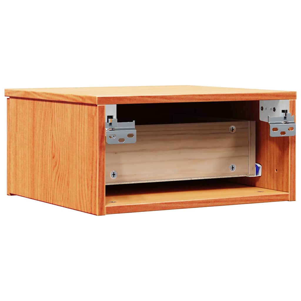 Nachtkastje 2 pcs Wasbruin 37 x 35 x 18,5 cm Massief grenenhout is nu te koop bij PeponiXL, paradijselijk wonen!