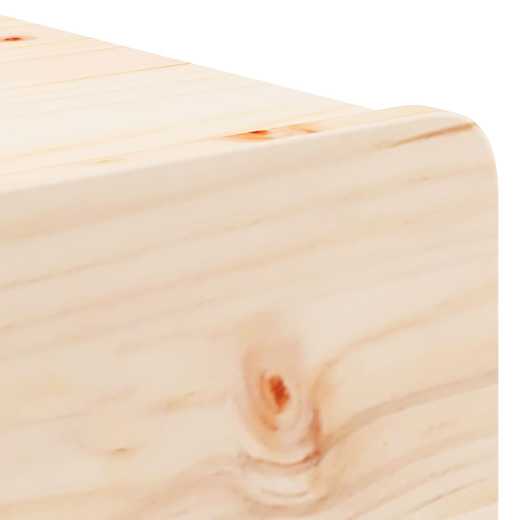 Nachtkastje 2 pcs Bruin 44 x 32,5 x 40 cm Massief grenenhout is nu te koop bij PeponiXL, paradijselijk wonen!