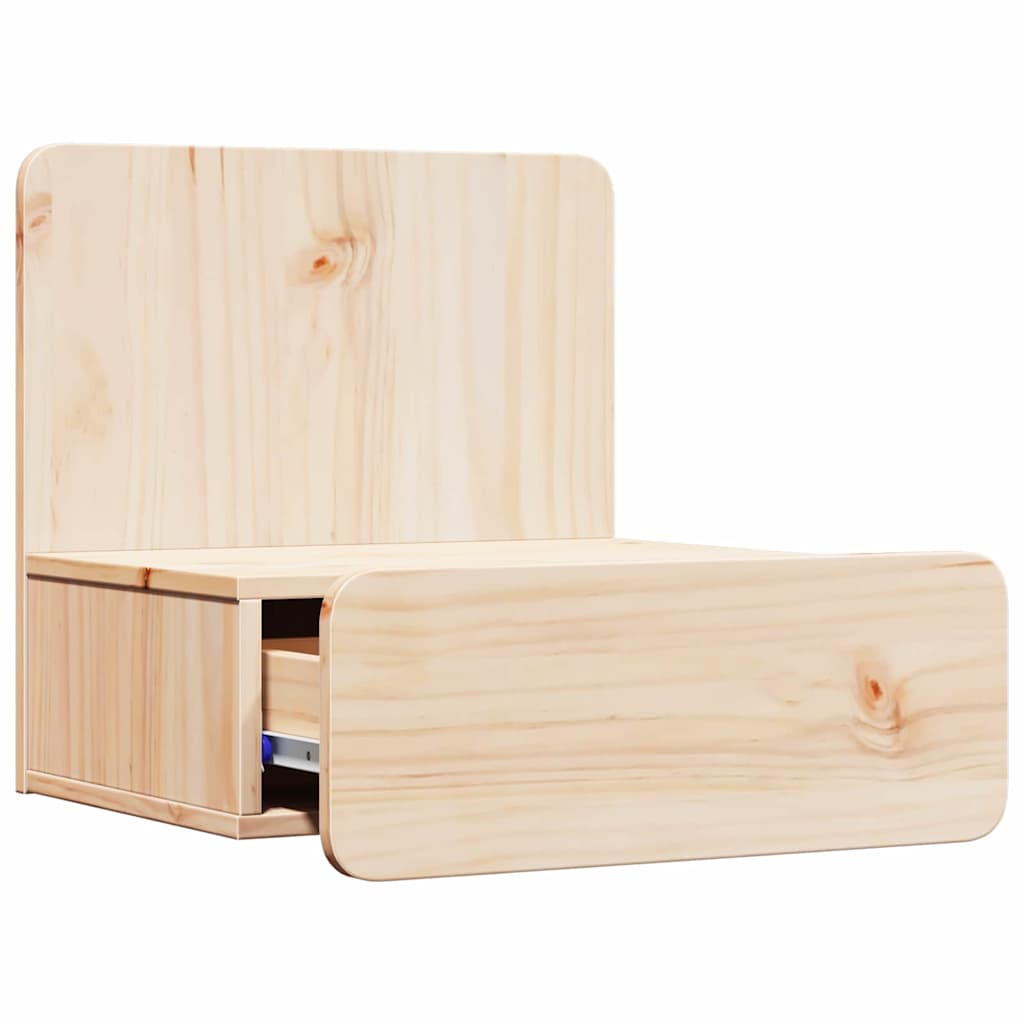 Nachtkastje 2 pcs Bruin 44 x 32,5 x 40 cm Massief grenenhout is nu te koop bij PeponiXL, paradijselijk wonen!