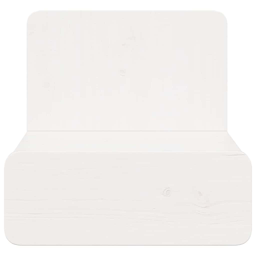 Nachtkastje 2 pcs Wit 44 x 32,5 x 40 cm Massief grenenhout is nu te koop bij PeponiXL, paradijselijk wonen!