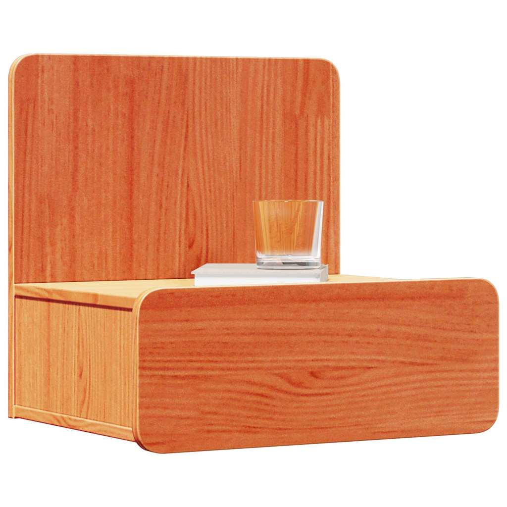 Nachtkastje 2 pcs Wasbruin 44 x 32,5 x 40 cm Massief grenenhout is nu te koop bij PeponiXL, paradijselijk wonen!