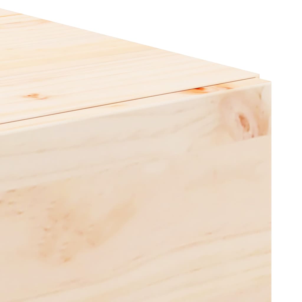 Nachtkastje met lade Bruin 42 x 32,5 x 40 cm Massief grenenhout is nu te koop bij PeponiXL, paradijselijk wonen!