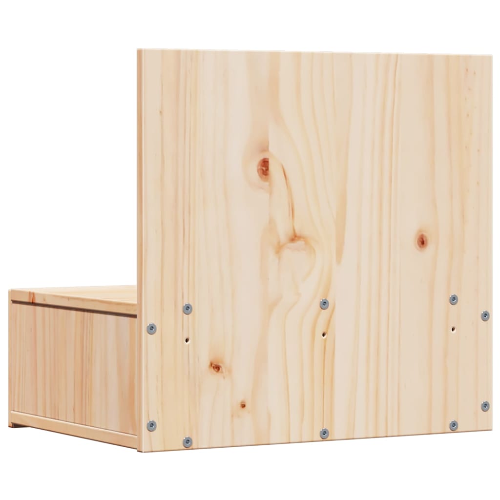 Nachtkastje 2 pcs Bruin 42 x 32,5 x 40 cm Massief grenenhout is nu te koop bij PeponiXL, paradijselijk wonen!