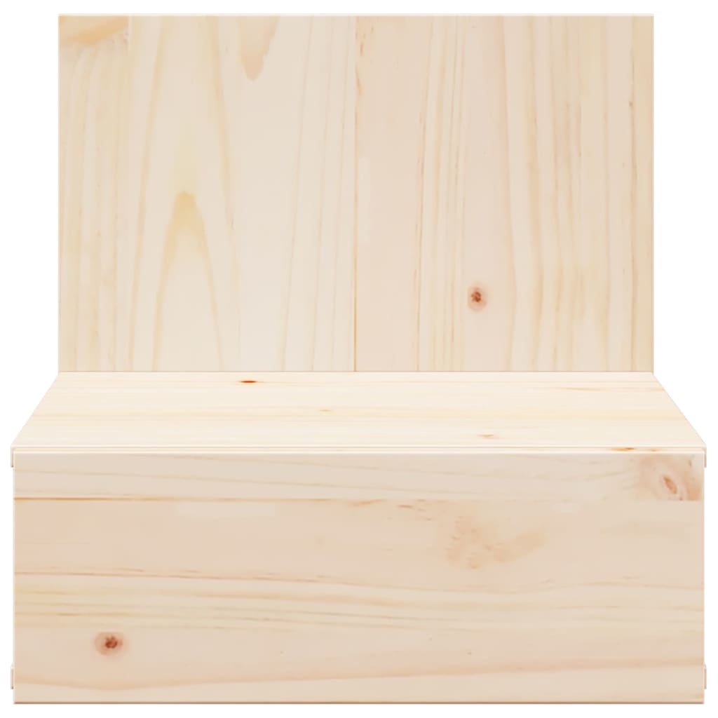 Nachtkastje 2 pcs Bruin 42 x 32,5 x 40 cm Massief grenenhout is nu te koop bij PeponiXL, paradijselijk wonen!