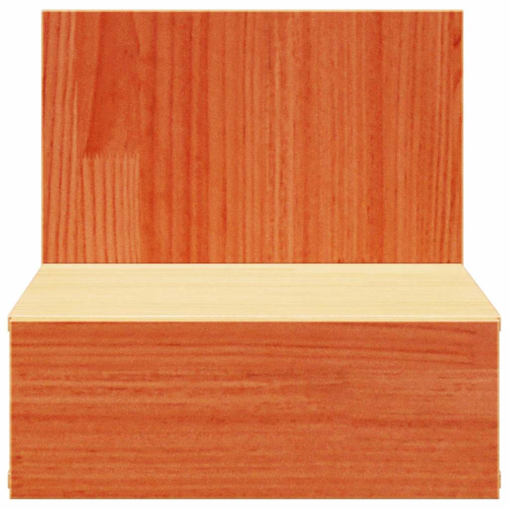 Nachtkastje 2 pcs Wasbruin 42 x 32,5 x 40 cm Massief grenenhout is nu te koop bij PeponiXL, paradijselijk wonen!