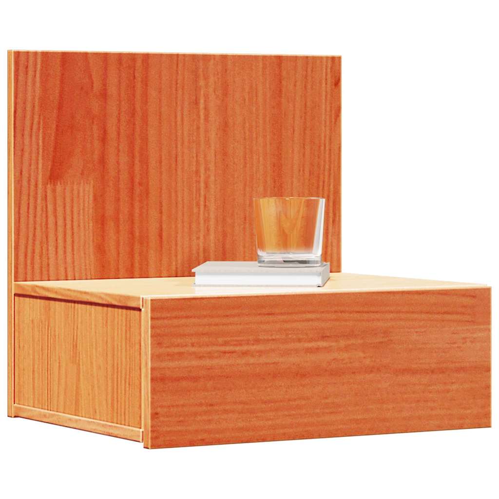 Nachtkastje 2 pcs Wasbruin 42 x 32,5 x 40 cm Massief grenenhout is nu te koop bij PeponiXL, paradijselijk wonen!