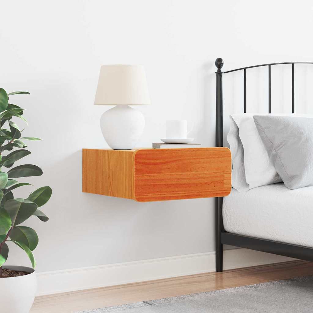 Nachtkastje Wasbruin 39 x 34 x 16,5 cm Massief grenenhout is nu te koop bij PeponiXL, paradijselijk wonen!