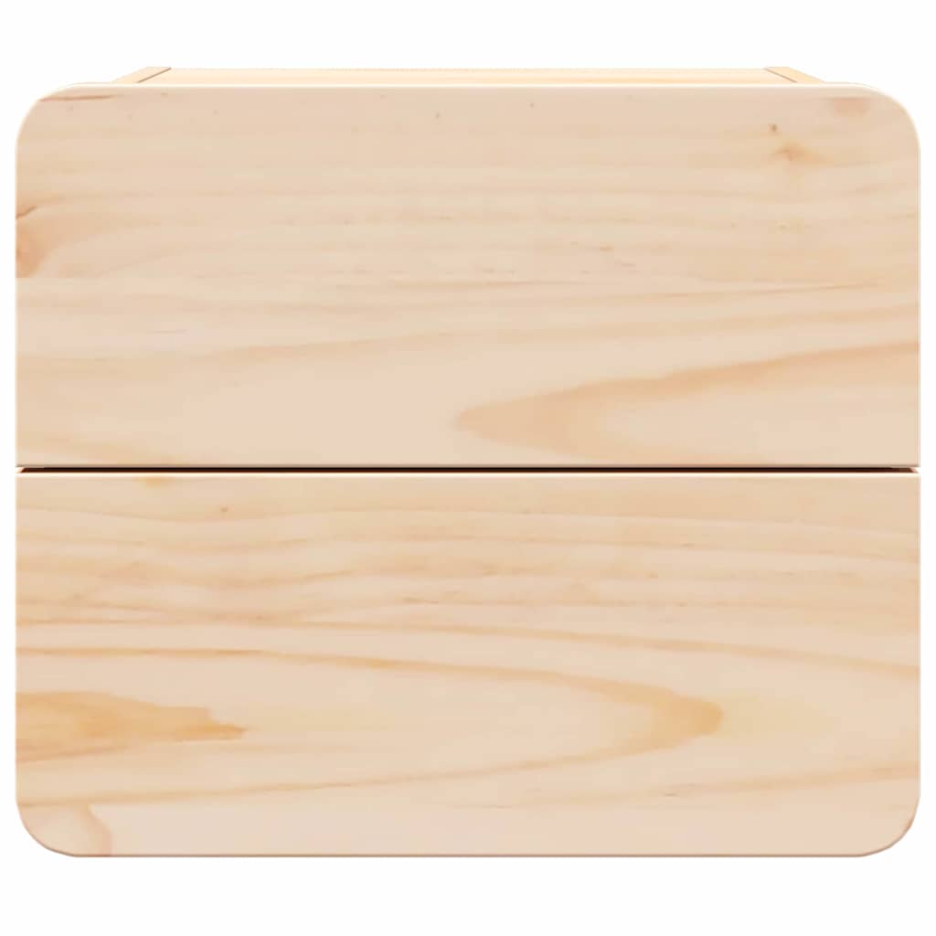 Nachtkastje met lade Bruin 39 x 34 x 33 cm Massief grenenhout is nu te koop bij PeponiXL, paradijselijk wonen!