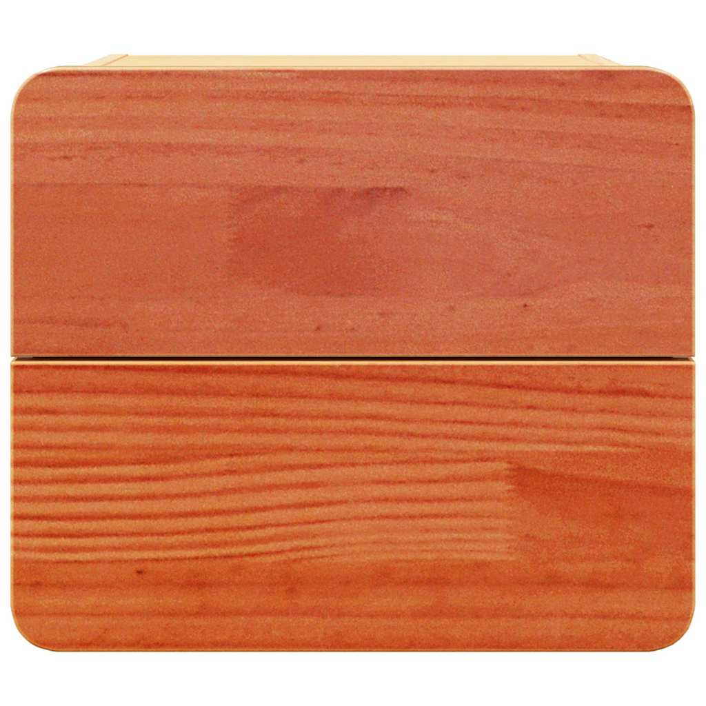 Nachtkastje Wasbruin 39 x 34 x 33 cm Massief grenenhout is nu te koop bij PeponiXL, paradijselijk wonen!