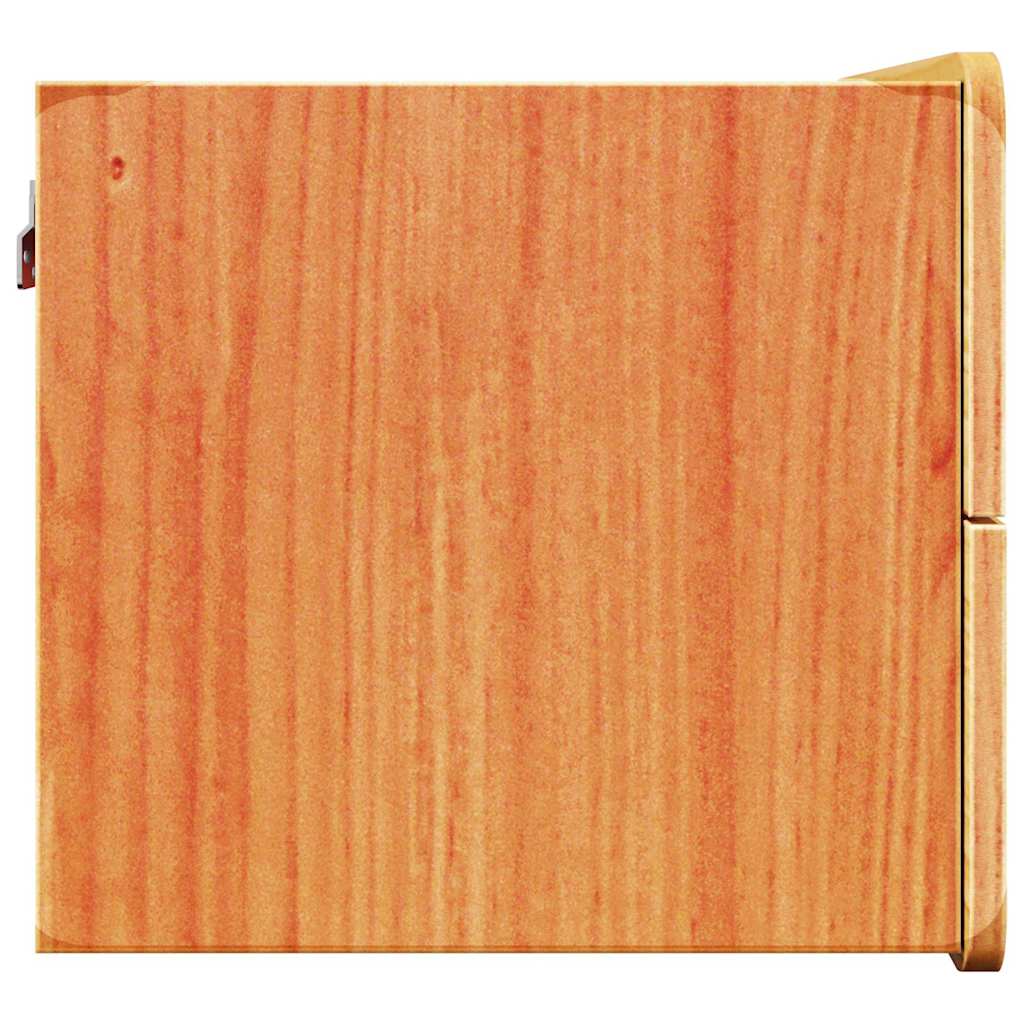 Nachtkastje 2 pcs Bruin 39 x 34 x 33 cm Massief grenenhout is nu te koop bij PeponiXL, paradijselijk wonen!