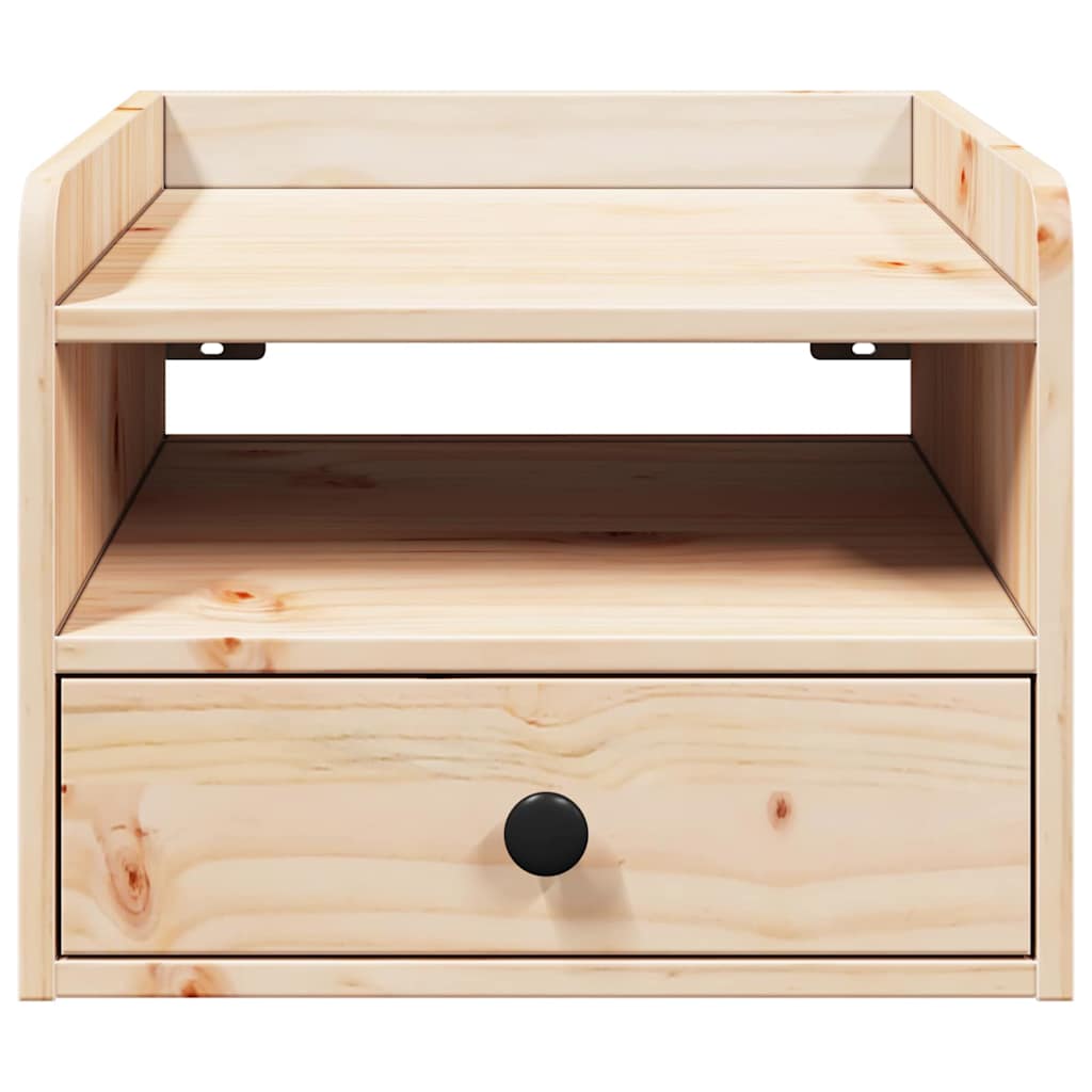 Nachtkastje 2 pcs Bruin 38 x 36 x 29,5 cm Massief grenenhout is nu te koop bij PeponiXL, paradijselijk wonen!