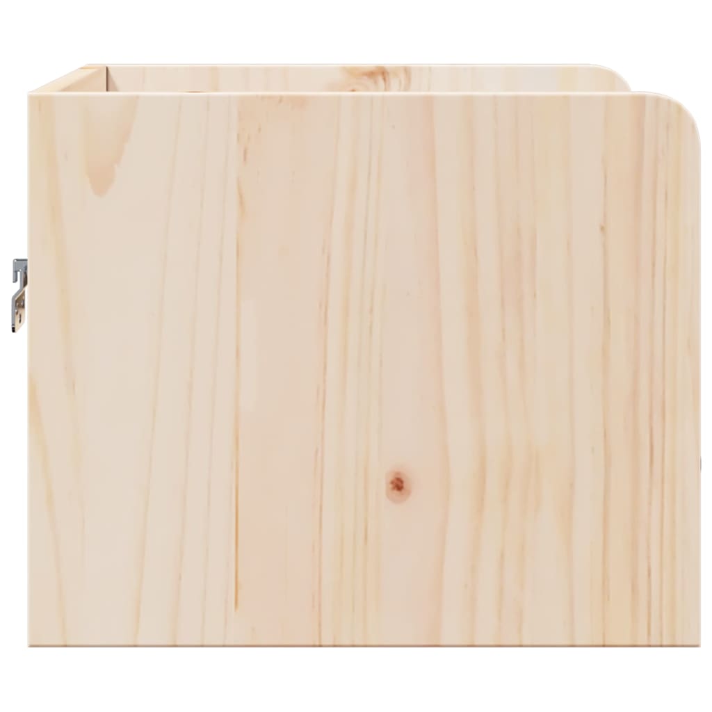 Nachtkastje 2 pcs Bruin 38 x 36 x 29,5 cm Massief grenenhout is nu te koop bij PeponiXL, paradijselijk wonen!