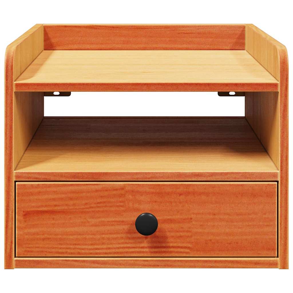 Nachtkastje 2 pcs Wasbruin 38 x 36 x 29,5 cm Massief grenenhout is nu te koop bij PeponiXL, paradijselijk wonen!