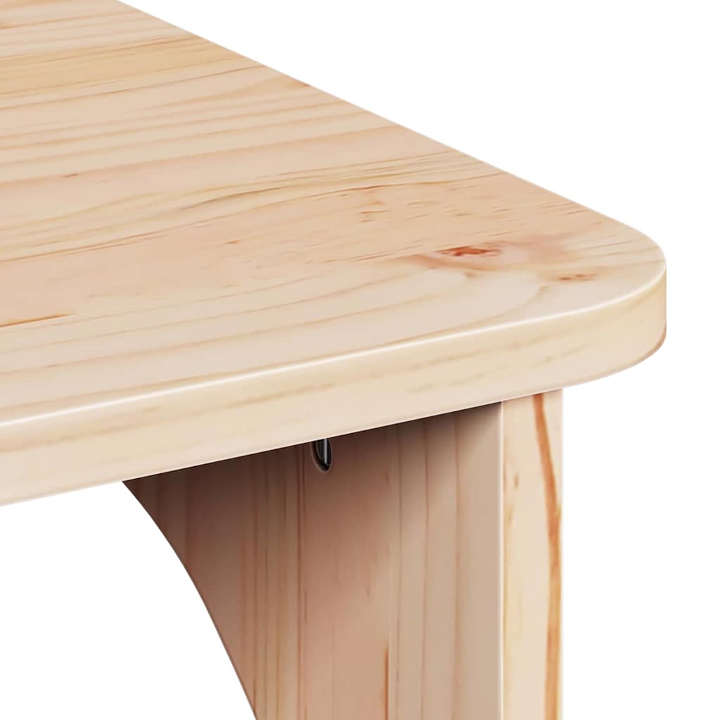 Salontafel Naturel 80 x 50 x 31 cm Massief grenenhout is nu te koop bij PeponiXL, paradijselijk wonen!